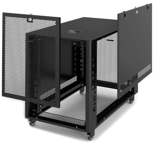 Шкаф серверный напольный 19-дюймовый, 12U SYSMATRIX MR 6012.933 (7788s)