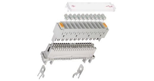 Магазин защиты плинтов по напряжению NIKOMAX NMC-PL-PM10-10 (10 шт)