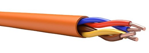 Кабель для систем ОПС и СОУЭ огнестойкий, не поддерживающий горения, экранированный СПКБ-Техно КПСнг(А)-FRLS 2х2х2,5 (СПКБ-Техно)