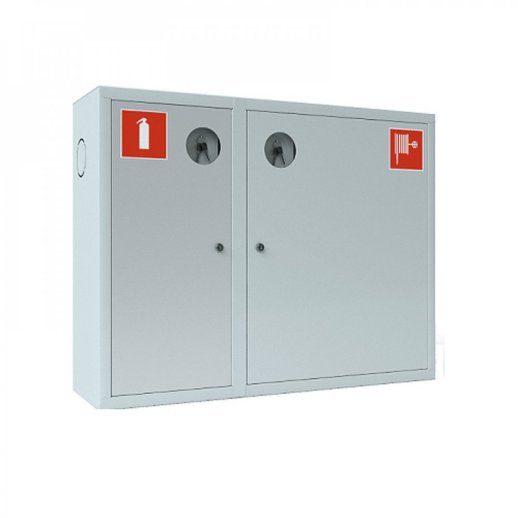 Шкаф пожарный навесной закрытый белый ТОИР-М Ш-ПК-О-002НЗБ (ПК-315НЗБ)