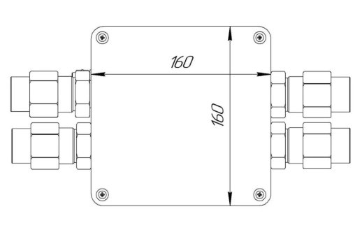 Коробка коммутационная взрывозащищённая Компания СМД КВМК ГК 203