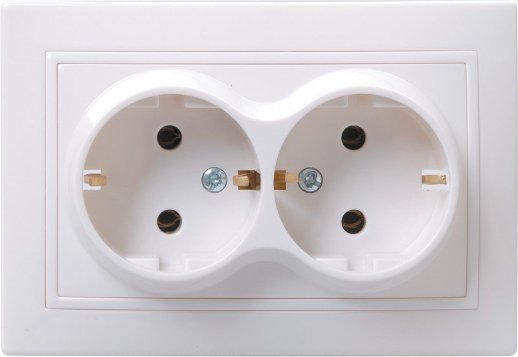 Розетка 2местн. КВАРТА IEK РС12-3-КБ (ERK24-K01-16-DM)