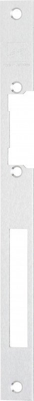 Планка, плоская, длинная Eff-Eff Eff-Eff HZ (434 35) (-------43435-01) лицевая панель нерж.
