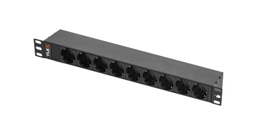 Блок розеток 19" TLK TLK-RSC09-MF-01-BK
