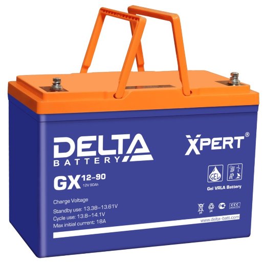 Аккумулятор герметичный свинцово-кислотный Delta Delta GX 12-90