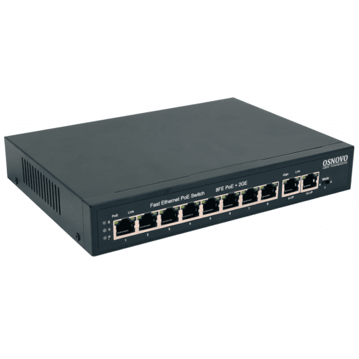 Коммутатор 10-портовый Gigabit Ethernet с PoE OSNOVO SW-20820(120W)