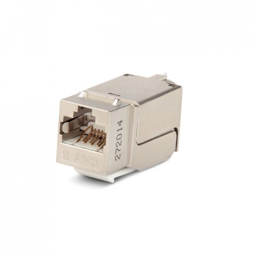 Вставка Keystone Jack RJ-45 Hyperline KJNE-8P8C-C6-90-SH-F-WH