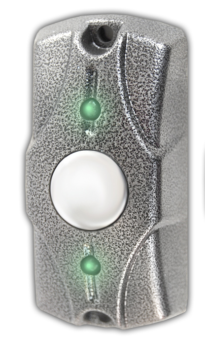 Кнопка выхода Олевс ЦИКЛОП (серебряный антик)