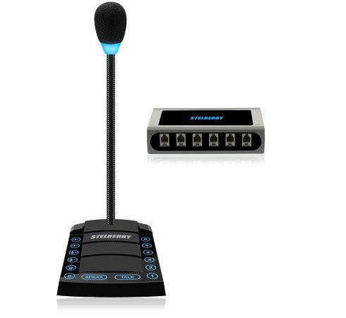 Устройство переговорное клиент-кассир, дуплексное STELBERRY S-760