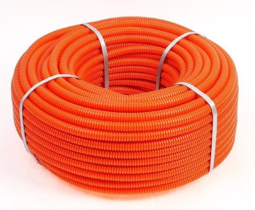 Труба ПВХ легкая D16, оранжевая (20116-OR)