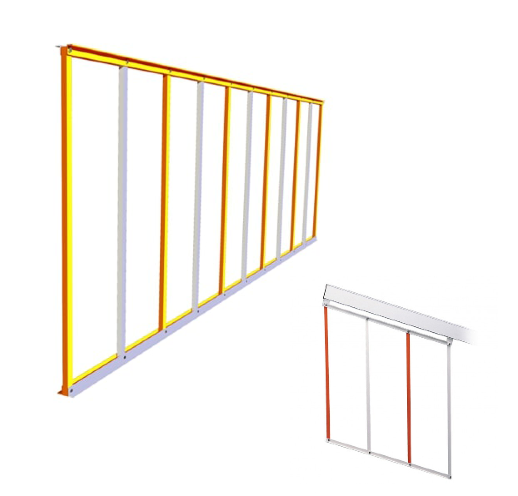 Шторка под стрелу шлагбаума (по 2 метра) CAME CAME G0465