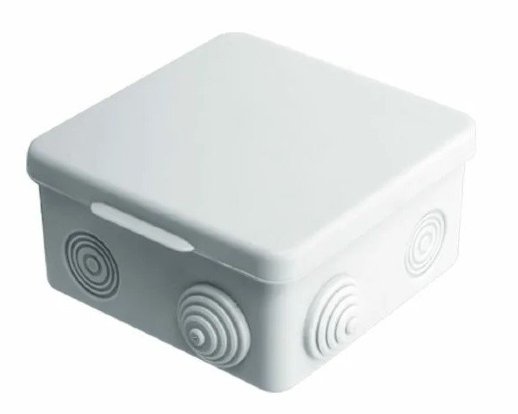 Распаячная коробка TDM ЕLECTRIC Коробка ОП 100х100х55мм, крышка, IP54, 8вх (SQ1401-0113)