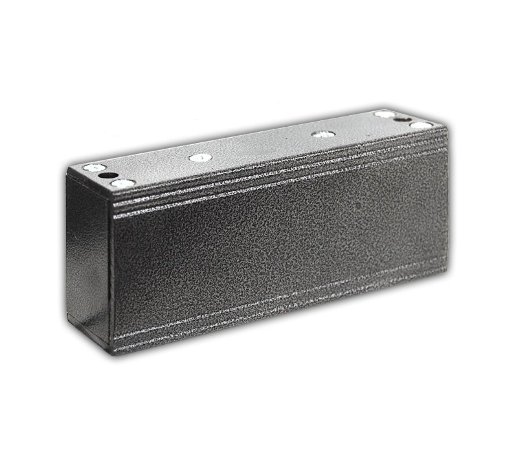 Замок электромагнитный Олевс М1-200 с планкой (серебряный антик)