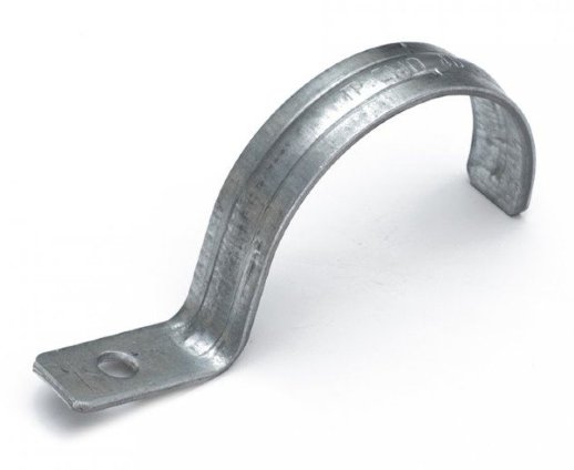 Скоба металлическая однолапковая усиленная противопожарная СМОУ d48-50 мм отв. d 6,5 мм (50 шт) (PR13.02430)