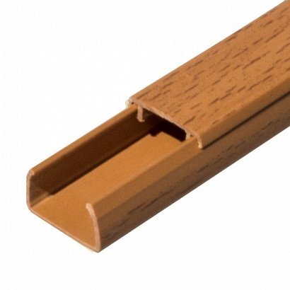 Кабель-канал с двойным замком Промрукав Короб 25х16, бук (Промрукав) (PR.025429)