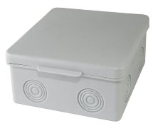 Коробка ОП 100х100х55мм, крышка, IP54, 8вх., без гермовводов (SQ1401-0813)