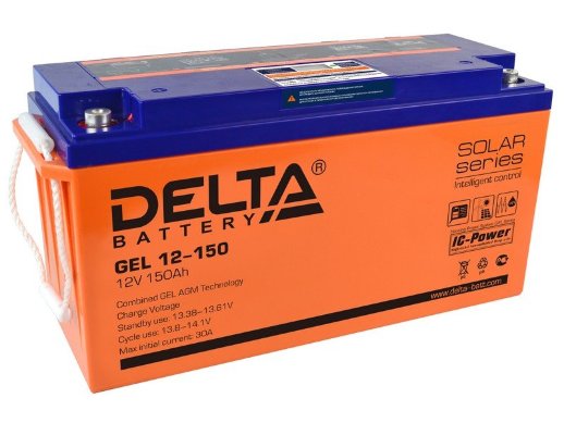 Аккумулятор герметичный свинцово-кислотный Delta Delta GEL 12-150
