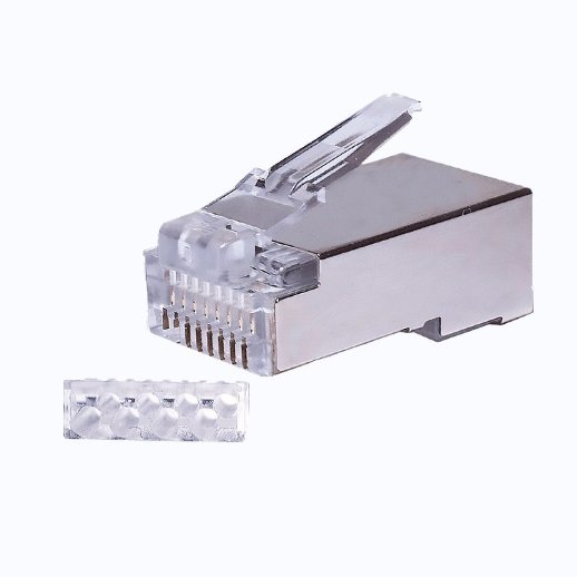Разъем RJ-45 SUPRLAN Коннекторы 8P8C FTP Cat.6 3U (RJ-45) (100шт) (10-0202)