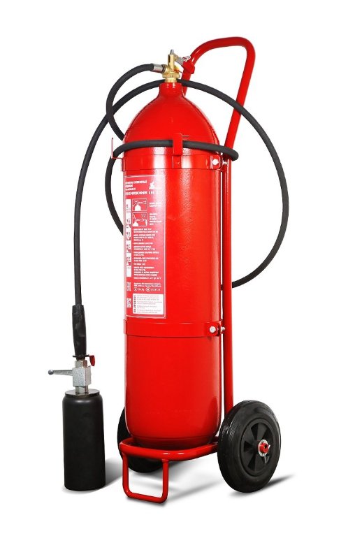 Огнетушитель углекислотный, передвижной Пожтехника Центр ОУ-15 ИНЕЙ