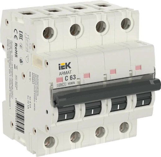 M06N 4P C 63А 6кА ARMAT (AR-M06N-4-C063)