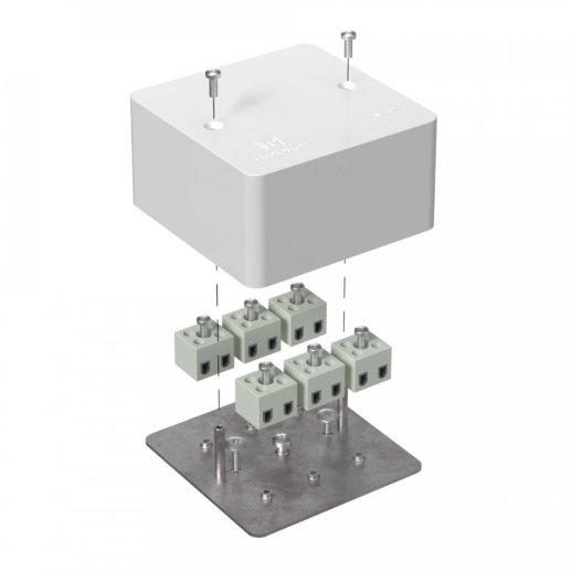 Коробка огнестойкая 85х85х45 (латунь) (40-0460-FR2.5-12-Е60)