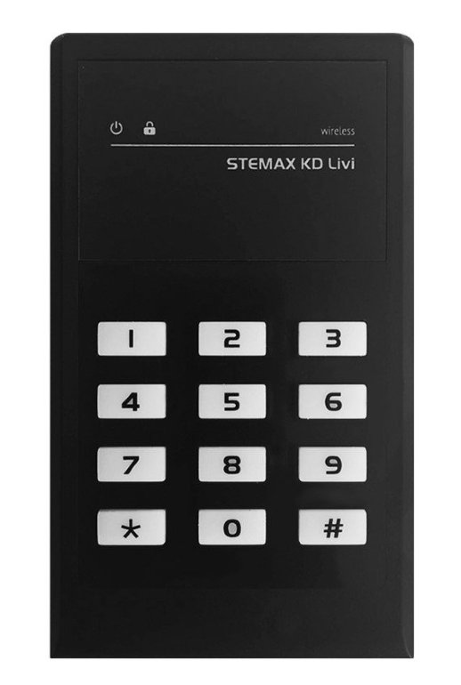 Беспроводная кнопочная кодовая панель Стелс НПП STEMAX KD Livi (черный)