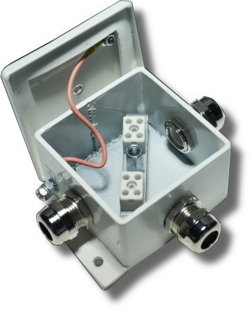 Коробка монтажная огнестойкая Гефест КМ-О (4к)-IP66 три ввода