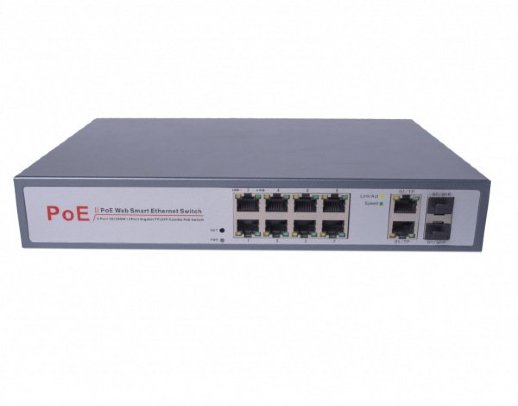 Коммутатор 8-портовый Gigabit Ethernet с PoE ComOnyx CO-SWP8FM
