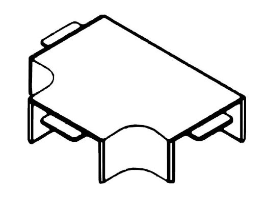 Тройник Экопласт MT40/40 (72409-10-E110) (уп. 10)