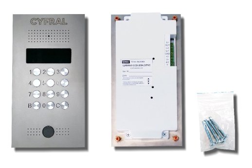 Вызывная панель цветная с контроллером Цифрал Цифрал CCD-2094.3/PVС