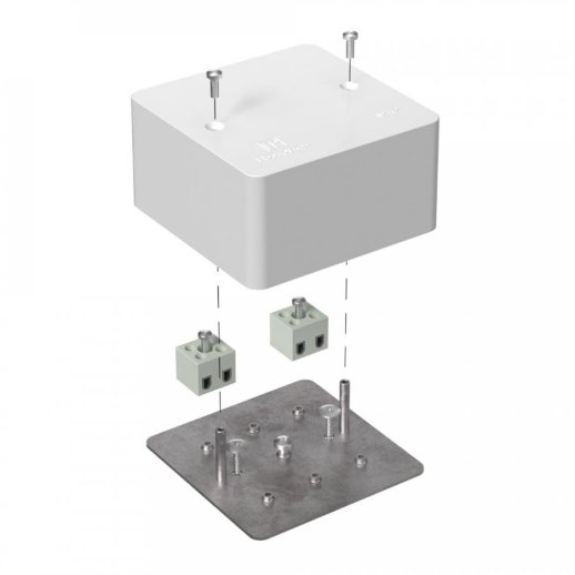 Коробка огнестойкая 85х85х45 (латунь) (40-0460-FR2.5-4-Е60)