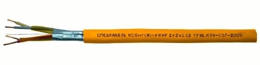 Кабели огнестойкие для групповой прокладки Спецкабель КСБнг(А)-FRHF 1х2х1,78 (Спецкабель)