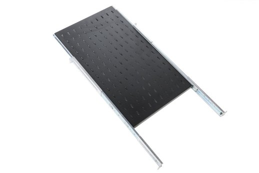 Полка 19" перфорированная выдвижная с телескопическими направляющими ЦМО ТСВ-100-9005