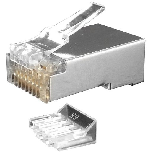 Разъем RJ-45 (8P8C) Прочие зарубежные RJ-45 (8P8C) Cat.6, экран., со вставкой