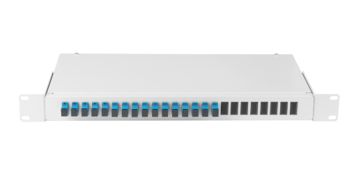 Кросс оптический 19" NIKOMAX NMF-RP16SCUS2-WS-ES-1U-GY