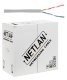 Кабель «витая пара» (LAN) для структурированных систем связи NETLAN U/UTP 2pair, Cat5, In, PVC, CCA (CCA-UU002-5-PVC-GY)