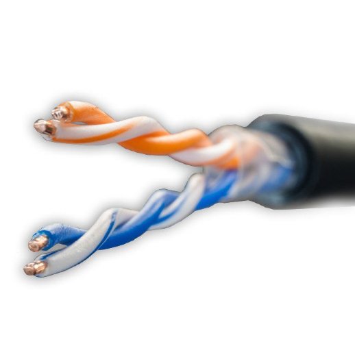 UTP Cat.5e 2x2xAWG24 Cu PE Outdoor Standard (01-0220-1)