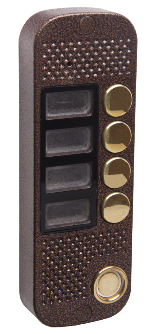 Видеопанель вызывная цветная JSB-Systems JSB-V084КТМ PAL (медь) накладная