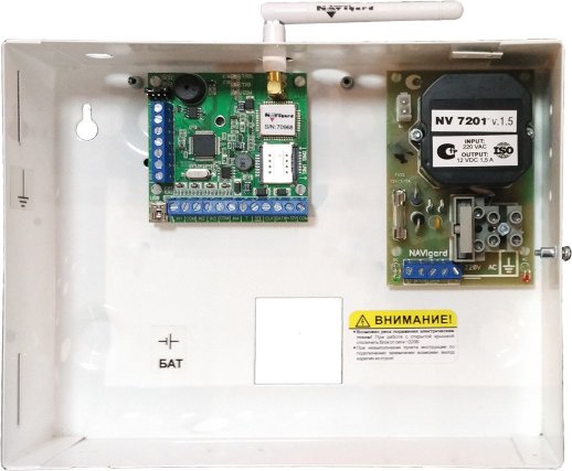 Устройство оконечное объектовое приемно-контрольное c GSM коммуникатором NAVIgard NV 1010c