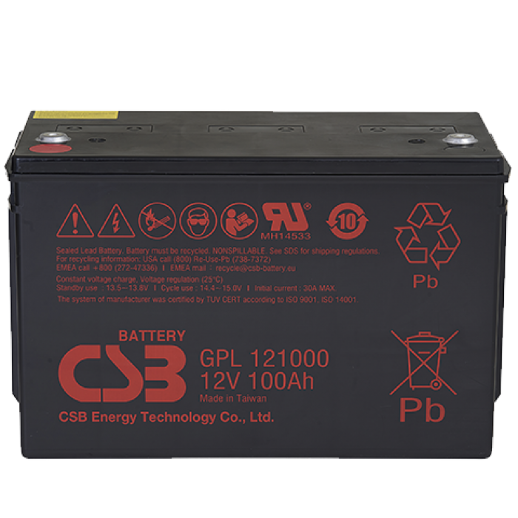 Аккумулятор герметичный свинцово-кислотный CSB CSB GPL 121000