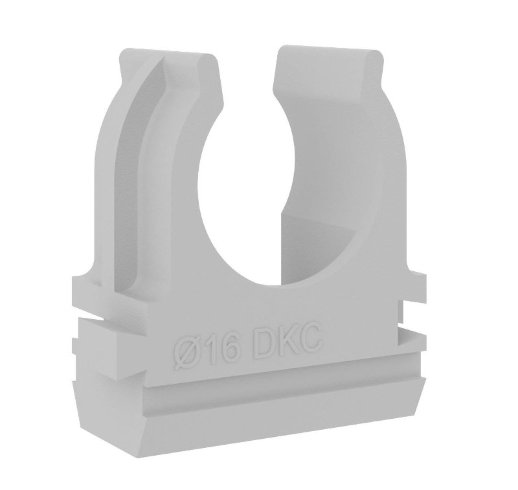 Держатель с защёлкой ДКС Держатель с защелкой D=16 (51016) (уп 100 шт)