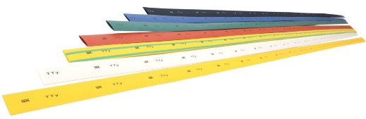 Трубка термоусадочная IEK Термоусадочная трубка 12/6 белая (UDRS-D12-1-K01)