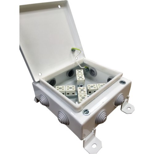 Коробка монтажная огнестойкая Гефест КМ-О (16к*6,0)-IP54-1224, 12 вводов