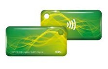 RFID-Брелок ISBC Em-marine + Mifare Classic 1K (Зелёный)