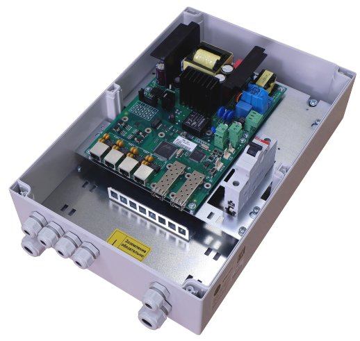 Сетевой коммутатор TFortis Tfortis PSW-2G+