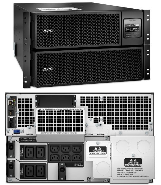 Источник бесперебойного питания APC SRT10KRMXLI APC Smart-UPS SRT 10000 ВА RM