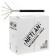 Кабель «витая пара» (LAN) для структурированных систем связи NETLAN U/UTP 4pair, Cat6, Solid, Out, PE (EC-UU004-6-PE-BK)