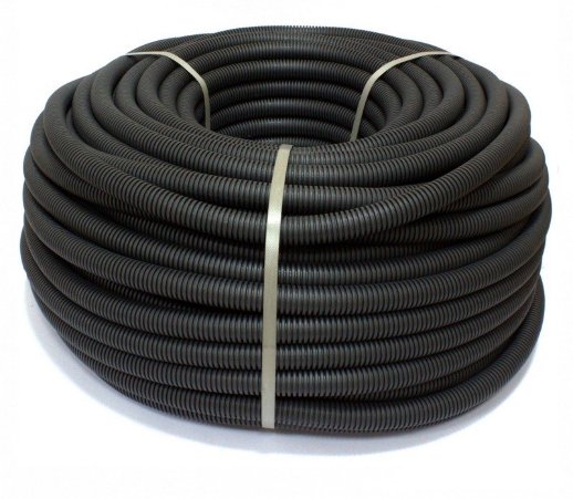 Труба ПВХ легкая D40, черная (10140-20BL)