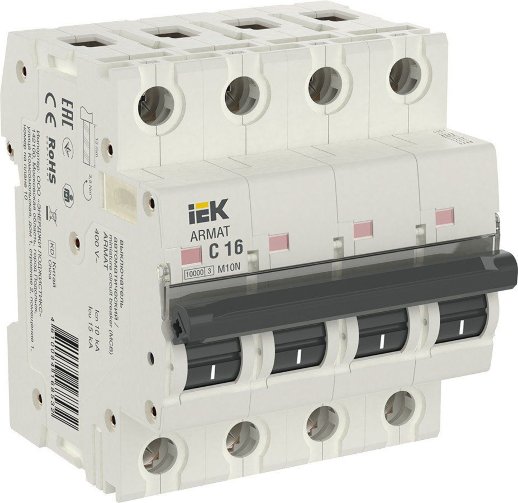 M10N 4P C 16А 10кА ARMAT (AR-M10N-4-C016)