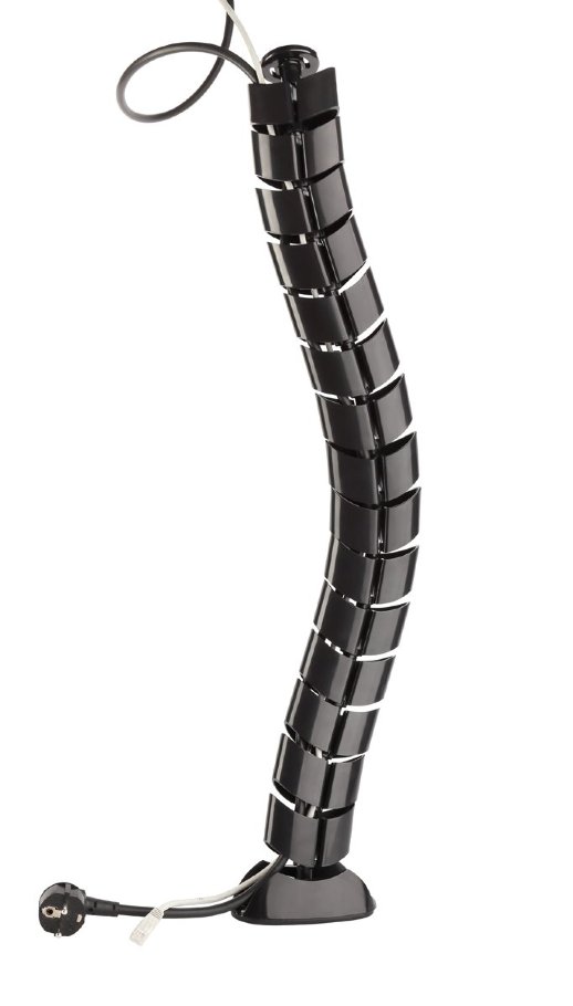 Кабельный органайзер Simply Connect Органайзер овальный, 75 см, черный (110100 BK)